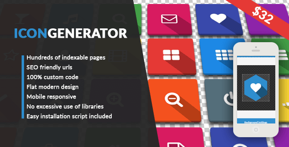 Icon Generator v1.1 - İkon Oluşturma Script İndir